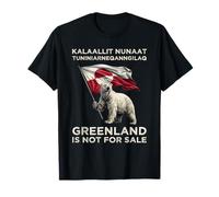 Le Groenland n'est Pas à Vendre Liberté États-Unis Danemark Drapeau Kalaallit T-Shirt