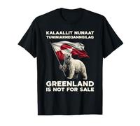 Le Groenland n'est Pas à Vendre Liberté États-Unis Danemark Drapeau Kalaallit T-Shirt