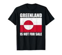 Le Groenland n'est pas à vendre, protestation du drapeau du Groenland T-Shirt