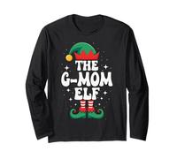 Le Groupe Familial G-Mom Elf Funny Christmas Matching Manche Longue