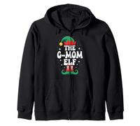 Le Groupe Familial G-Mom Elf Funny Christmas Matching Sweat à Capuche