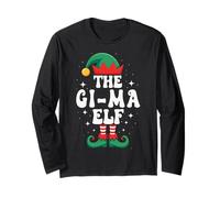 Le Groupe Familial GI-MA Elf Funny Christmas Matching Manche Longue