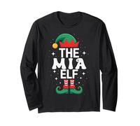 Le Groupe Familial MIA Elf Funny Christmas Matching Manche Longue