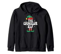 Le Groupe Familial The Counselor Elf Funny Christmas Matching Sweat à Capuche