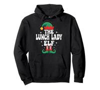 Le Groupe Familial The Lunch Lady Elf Funny Christmas Matching Sweat à Capuche