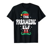 Le Groupe Familial The Paramedic Elf Funny Christmas Matching T-Shirt