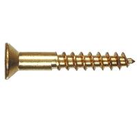 Le groupe Hillman 35092 Laiton Tête plate Phillips Vis à bois, 10 x 2 1/5,1 cm, 25-Pack