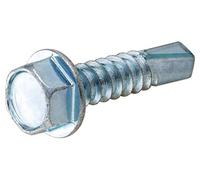 Le groupe Hillman 560376 1/4-35,6 cm X 2,5 cm Rondelle Head Self percer Vis, 100-Pack