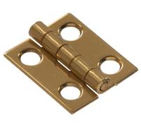 Le groupe Hillman 851185 3/10,2 cm X 5/20,3 cm Laiton massif étroit Charnière, lumineux, finition laiton