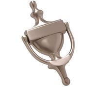 Le groupe Hillman 852724 17,8 cm Heurtoir de porte en nickel satiné - Laiton massif - Finition 1-pack