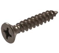 Le groupe Hillman 852783 Charnière Vis - 22,9 x 2,5 cm à tête plate Phillips Vis tôle en nickel satiné - Finition. 18-pack
