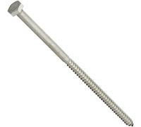 Le groupe Hillman 964591 1/4 x 15,2 cm en acier inoxydable hexagonale NI VIS, 10-Pack