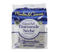 LE GUERANDAIS – Gros sel séché spécial moulin – Sachet 500 g (Lot de 4)
