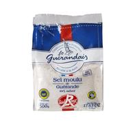 LE GUERANDAIS - Sel de Guérande Label Rouge, Saveur Authentique Texture Cristalline, Sachet 500g - Lot De 4