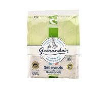 LE GUERANDAIS Sel de Guérande moulu - Récolté à la main - Sans additif - Format 500 g - Sachet refermable - IGP - 100% naturel - Produit en Bretagne - Lot de 3