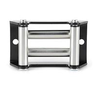 Le guide-câble de rouleau de treuil rouleau de treuille d'Aramox, le guide-câble universel résistant de rouleau de treuil galvanise la distance de trou de 110mm / 4.3in avec la