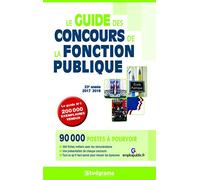 Le guide des concours de la fonction publique 2017/2018
