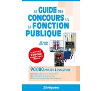 Le guide des concours de la fonction publique 26e année 2020 2021 - Collectif - Studyrama Eds - broché - Scolaire / Universitaire