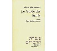 Le guide des égarés - Moïse Maïmonide - Verdier - Poche - Essai