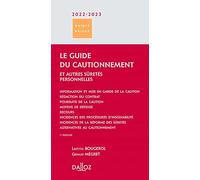 Le guide du cautionnement 2022/2023