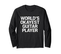 Le Guitariste Le Plus Cool du Monde avec Funny Saying Manche Longue
