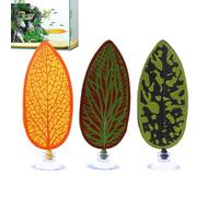 Le Hamac pour Betta D'Aquarium - Lit Décoratif en Forme De Feuille Artificielle avec Ventouse - Lit Repos pour Poisson,pour Maison Bureau Vacances Et Crevettes d'eau Douce