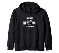 Le hamm est comme New York avec Une Phrase Amusante sur la Ville du hammen. Sweat à Capuche