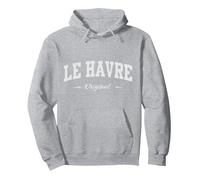 Le Havre Sport Souvenir Article pour Fan Design Sweat à Capuche, Unisexe pour Adultes, Gris Chiné, M