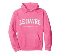 Le Havre Sport Souvenir Article pour Fan Design Sweat à Capuche, Unisexe pour Adultes, Rose Vif, M