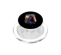 Le héros Chevalier Sorcier avec Courage et Magie PopSockets PopGrip pour MagSafe