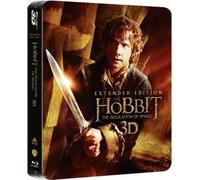 Le Hobbit : La Désolation De Smaug - Version Longue - Steelbook Édition Anglaise (5 Disques: Blu-Ray + 3d + Copie Digitale)