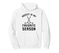 Le Hockey est ma Saison préférée (Blague Amusante sur Un Joueur de Hockey) Sweat à Capuche