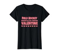 Le Hockey sur Gazon est Mon Terrain Amusant pour la Saint-Valentin T-Shirt Graphique avec Valeur