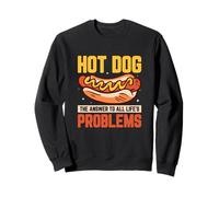 Le hot dog, la réponse à tous les problèmes de la vie Hotdogs Wiener Sweatshirt