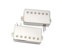 Le Humbucker Standard À Dos Fermé Alnico 5 Convient Aux Positions De Manche Et De Pont De Guitare Électrique Micro Électrique Simple Bobinage Alnico 5(2Pcs Set Nickel)