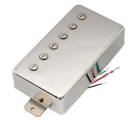 Le Humbucker Standard À Dos Fermé Alnico 5 Convient Aux Positions De Manche Et De Pont De Guitare Électrique Micro Électrique Simple Bobinage Alnico 5(1 Pc N Nickel)