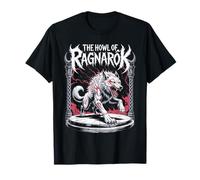 Le hurlement du Loup de Ragnarok : la Saga des mythes des Guerriers Nordiques Vikings T-Shirt
