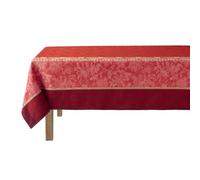LE JACQUARD FRANÇAIS Gipsy Rubis Nappe enduite, 175 x 320 cm, en coton