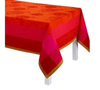 LE JACQUARD FRANÇAIS - Nappe Parfums de Bagatelle Capucine - Rectangulaire - 175 x 320 cm
