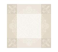 LE JACQUARD FRANÇAIS - Nappe Venezia Ivoire 100% Coton - Carré - 175 x 175 cm