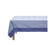 LE JACQUARD FRANÇAIS Promenade Impériale Lapis Nappe enduite, 175 x 250 cm, en coton