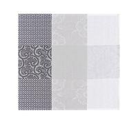 LE JACQUARD FRANÇAIS - Serviette Fleurs de Kyoto Brume 58x58 100% Coton - Carré - 58 x 58 cm