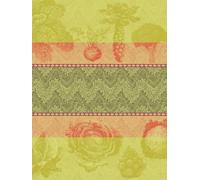 Le Jacquard Francais Torchon 100 % coton Motif Jardin des Choux Brocoli Gris 60 x 80 cm