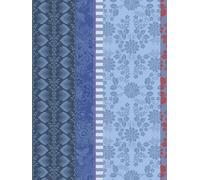 LE JACQUARD FRANÇAIS Torchon Gipsy Azur, 60 x 80 cm, coton, gris