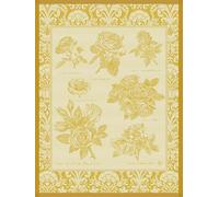 Le Jacquard Francais - Torchon - JARDIN DE ROSES Jaune