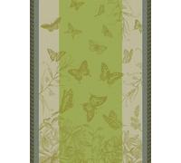 Le Jacquard Français Torchon Jardin Des Papillons Succulente 60 x 80 cm Coton