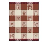 LE JACQUARD FRANÇAIS Torchon TRUFFES Brown 60 x 80 cm, 100 % coton