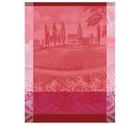 LE JACQUARD FRANÇAIS - Torchon - VIGNOBLE Rouge