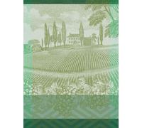 LE JACQUARD FRANÇAIS - Torchon - VIGNOBLE Vert