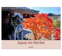 Le Japon en automne (Calendrier mural 2026 DIN A4 horizontal), CALVENDO calendrier mensuel